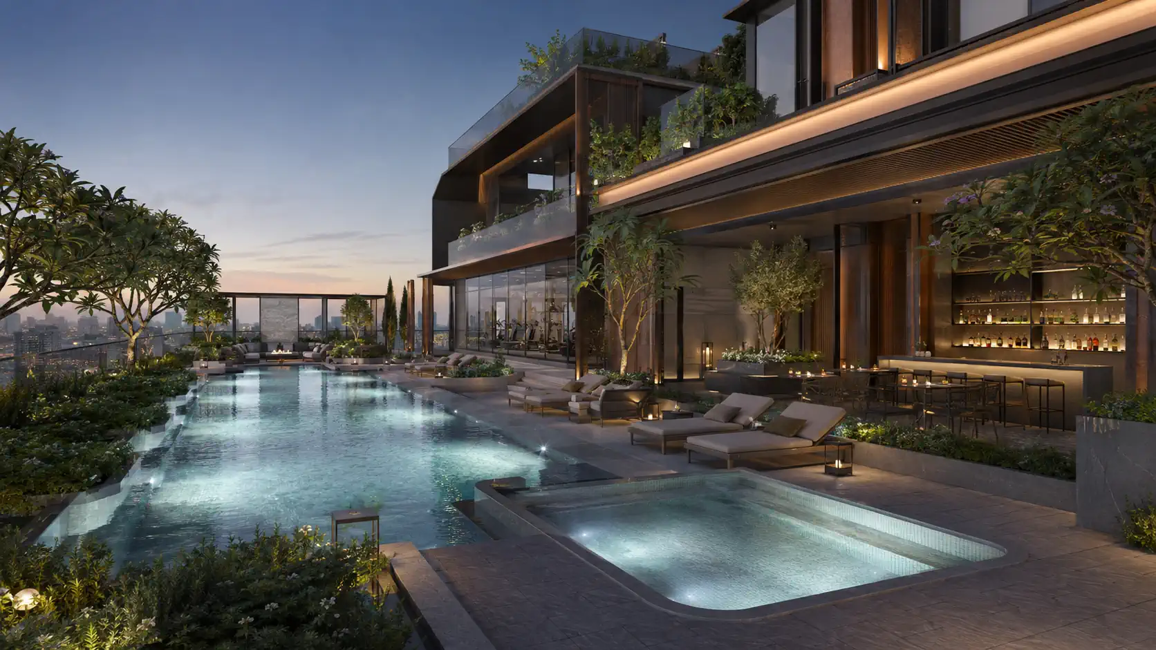 Bể bơi vô cực Tara Maison 4